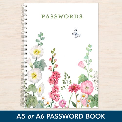 Pretty floral password - pretty,