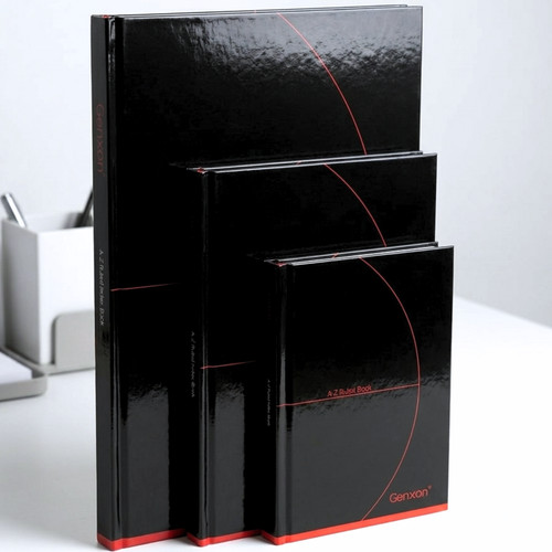 Indexed notebook hard - a-z,