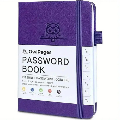 Password book with - book,