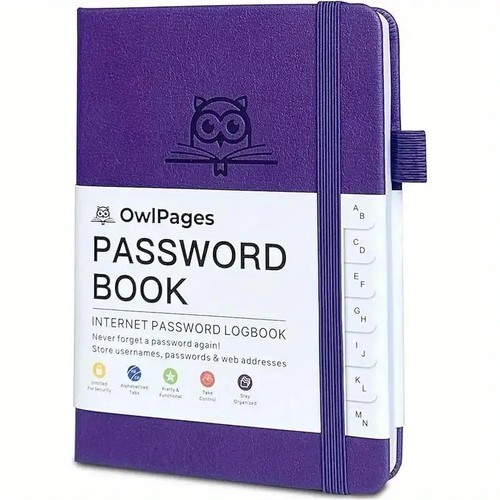 Password book with - book,