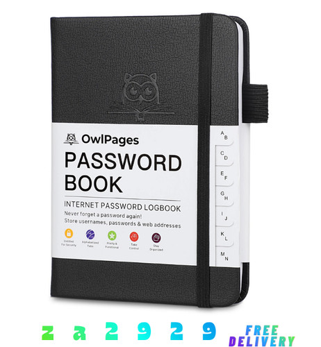 Password book with - password,
