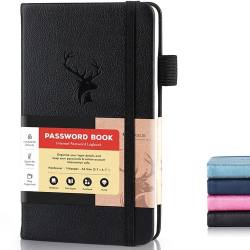 Password book with - password,