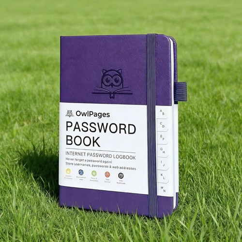 Password book with - book,