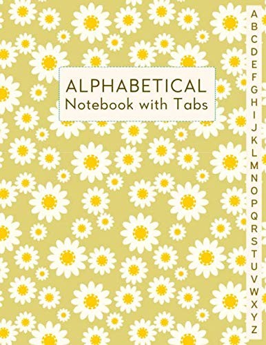 Alphabetical notebook with - notebook,