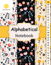 Alphabetical Notebook: 4 Pages