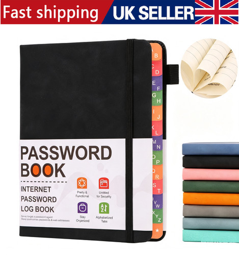 Password book with - 📚,