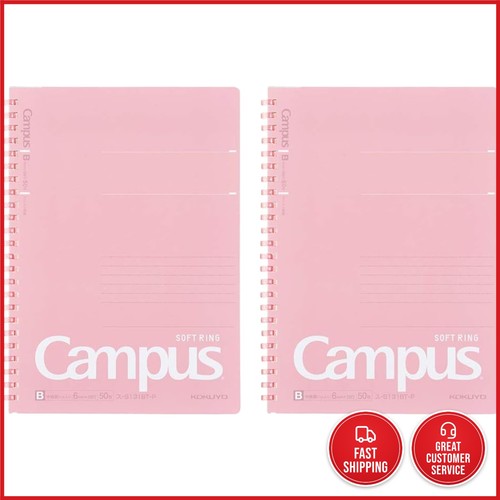 Soft ring notebook pink - soft, a5