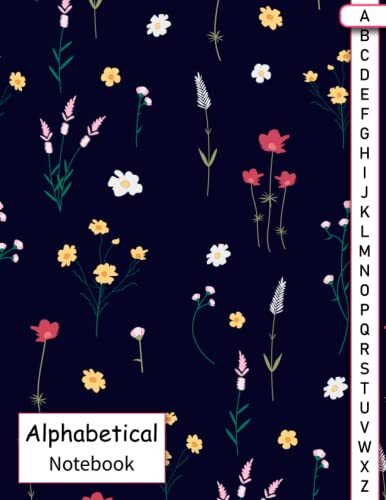 Alphabetical notebook pages - alphabetical, 4