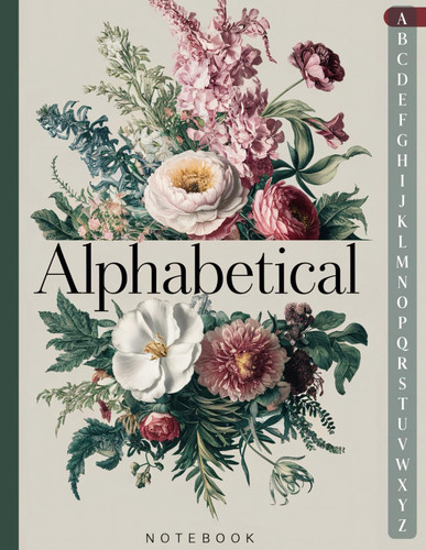 Alphabetical notebook - alphabetical,