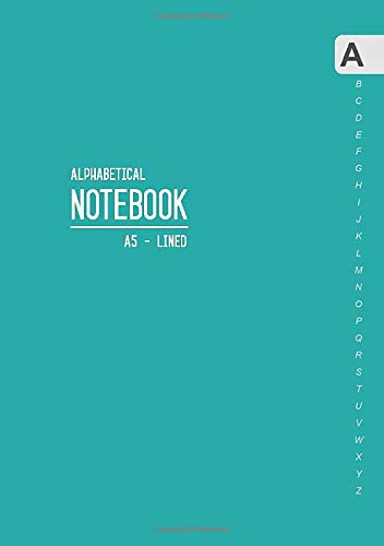 Alphabetical notebook - alphabetical,