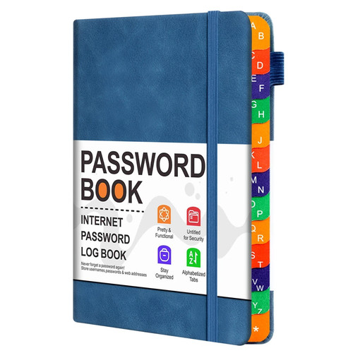 Password book medium pocket - medium,