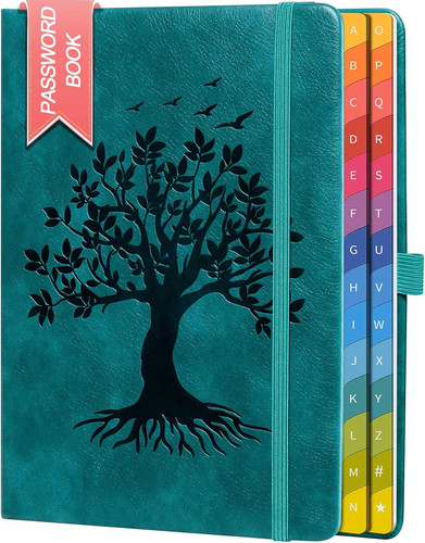 Password book with - with, colorful