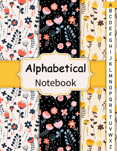 Alphabetical notebook pages - alphabetical,