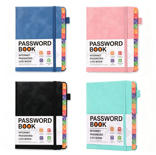 Hardcover password book - hardcover,