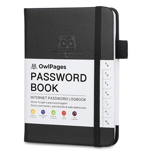 Password book with - book,