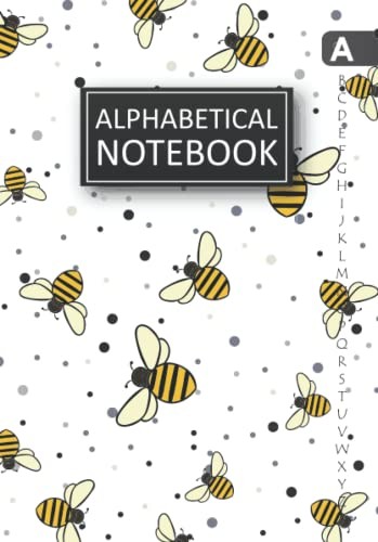 Alphabetical notebook a5 - notebook:,