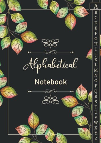 Alphabetical notebook pages - alphabetical,