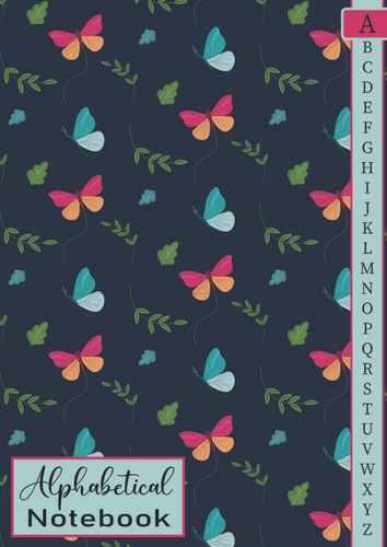 Alphabetical notebook pages - alphabetical, 4
