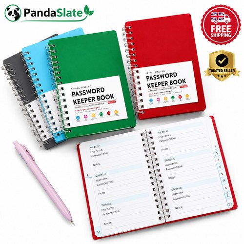 Password book with - book,