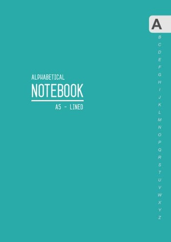 Alphabetical notebook - alphabetical,