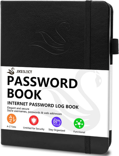 Elegant password book with - book,