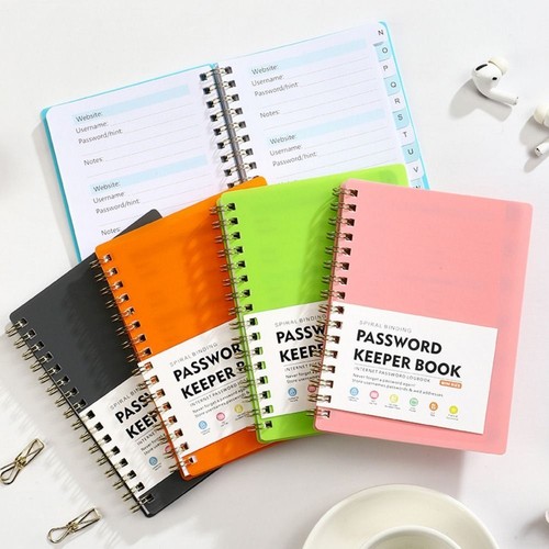 Mini size spiral password - a6,
