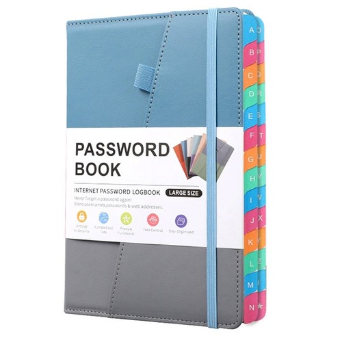 Password book with - book,