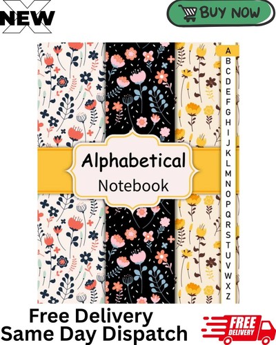 Alphabetical notebook pages - alphabetical, notebook: