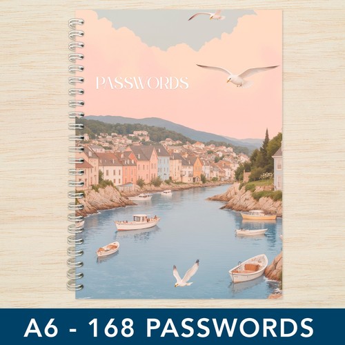 Small password book - small, a6