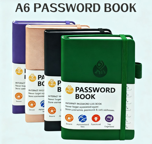 Password book with - a6,